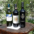 selezioni di vini toscani